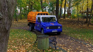 An der Professur Strukturleichtbau und Kunststoffverarbeitung der TU Chemnitz wurde ein neuartiger, ultraleichter und reparaturfreundlicher Sammelbehälter für kleine bis mittlere E-Müllsammelfahrzeuge entwickelt.  Foto: Marcus Hartenstein