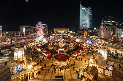 Weihnachtsmarkt Augustusplatz Leipzig Foto Philipp Kirschner leipzig.trave