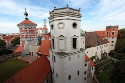 Wassertürme am Roten Tor in Augsburg. Bildnachweis: Regio Augsburg Tourismus Gmbh / Reinhard Paland