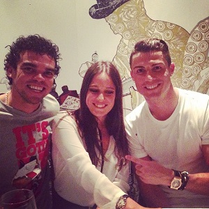 Carminho mit Cristiano Ronaldo