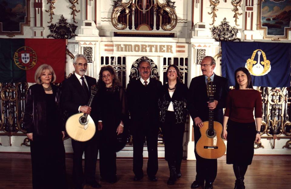 Fado 2002 in Sursee mit Carminho, 3. von rechts, im Alter von nicht mal 18 Jahren