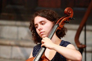 Solistin Chiara Enderle,Violoncello, 1992, Schweiz
