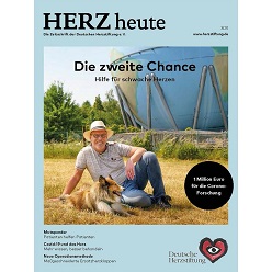 Die aktuelle Ausgabe von HERZ heute 3/2020.  Titelbild: Anja Lehmann