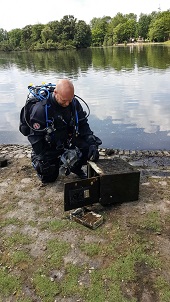 Erst Einbrecherbande zerschlagen, jetzt Tresore im Ümminger See entdeckt!