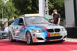 Einer der BMW Boliden am Start