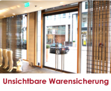 Unsichtbare Warensicherung