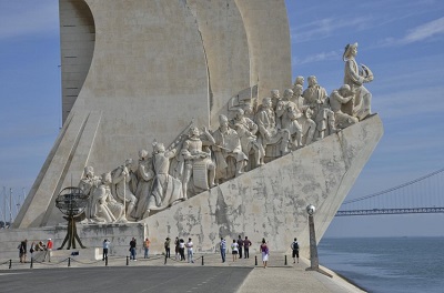 Denkmal der Entdecker in Belem Hier wird an die Seefahrer-Tradition des Landes erinnert