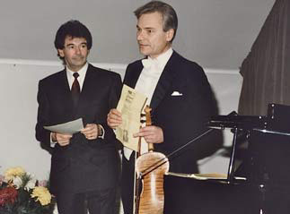 Günter Rasinski und Luz Leskowitz 1986