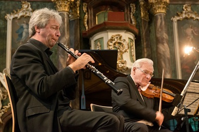 Joris van den Hauwe, Oboe und Luz Leskowitz, Violine Foto Wolfgang Gaedigk