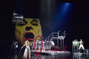 Seth Carico, Rolf Romei, Sara Hershkowitz, Chor des Theater Basel, Holger Falk, Statisterie des Theater Basel Foto Sandra Then