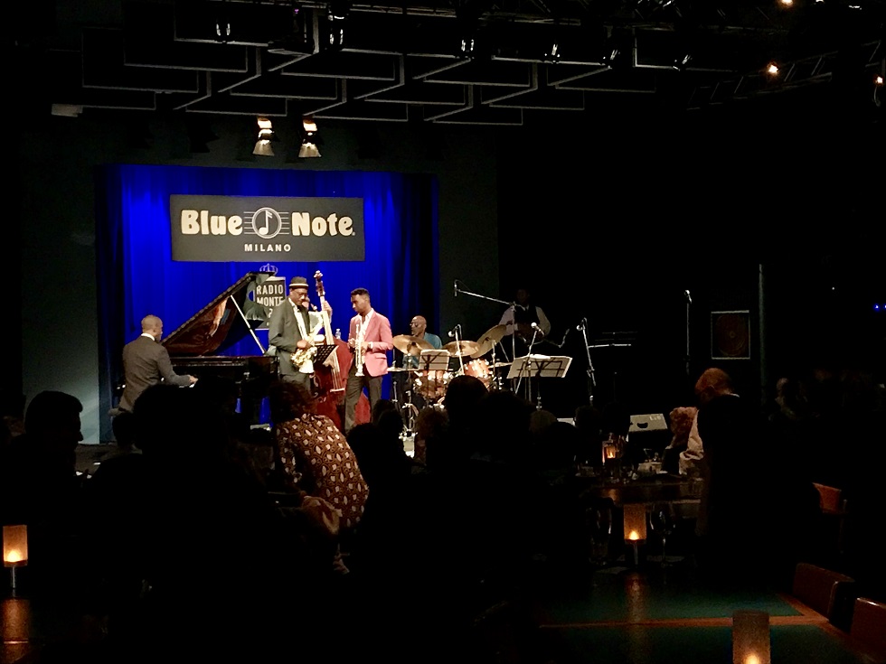 Thelonious Sphere „T. S.“ Monk, Jr. Sextett im Blue note Club Milano