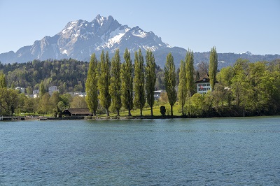 Tribschen Luzern, Richard Wagner Museum & Pilatus © Emanuel Wallimann