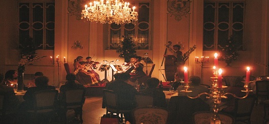 Barocksaal des Stiftskeller St. Peter in Salzburg