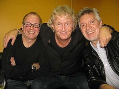 Jimmy Copley (Drums) Robert Hart (Voc) & Mick Rogers (Git Voc)