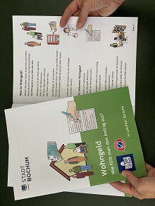Wohngeld-Broschüre Leichte Sprache 