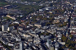 Luftbild der Innenstadt