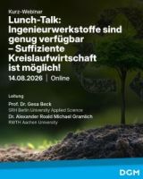 Weniger Werkstoffvielfalt, stärkere Kreisläufe: DGM-Lunch-Talk zu geschlossenen Materialkreisläufen