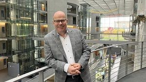 Prof. Dr. habil. Michael Bruno Klein, AiF-Hauptgeschäftsführer im Paul-Löbe-Haus  AiF