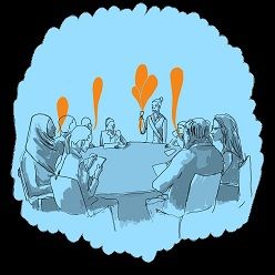 Planungsphase: Zu Beginn wird eine Steuerungsgruppe aus der Kommune zusammengestellt.  losland.org