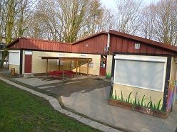 Eigentlich nur als Übergangslösung gedacht und schon bald Geschichte: Die Container des Jugendtreffs Jucon in Werne.