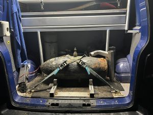 Weltkriegsbombe an der Schloßstraße 