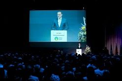 Der deutsche Gesundheitsminister Jens Spahn beim World Health Summit 2018 World Health Summit