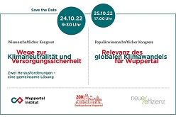 Nachhaltigkeitskongress anlässlich des 200. Jubiläums der Stadtsparkasse Wuppertal  Wuppertal Institut