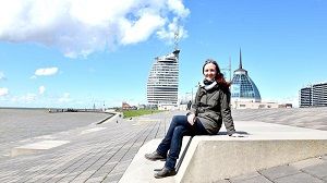 Immer dem Meer entgegen - die Innsbruckerin Cornelia Riml liebt das Leben an der Wasserkante.  Annica Müllenberg  DSM