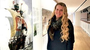 Dr. Katrin Kleemann in der Kogge-Halle  Annica Müllenberg  DSM /