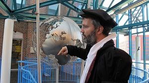 Roland Wolf als Gerhard Mercator Foto  KSM