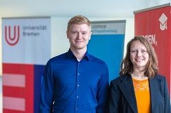 Die Gewinner des CAMPUS PREISES, Esther Thomsen und Alex Peer Intemann  Matej Meza  Leibniz-Zentrum für Marine Tropenforschung