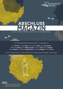 Titel des Abschlussmagazins  Illustration: Isabel Groll  Universität Passau