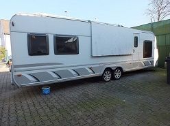 Dieser Wohnwagen ist entwendet worden