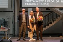 Verabschiedung Britta Wirtz und Prof. Dr. Rupert Vogel  Quelle: Clarissa Schmitz-Rode