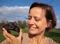 Eine der porträtierten Wissenschaftlerinnen ist die Schildkröten-Forscherin Dr. Melita Vamberger von den Senckenberg Naturhistorischen Sammlungen Dresden