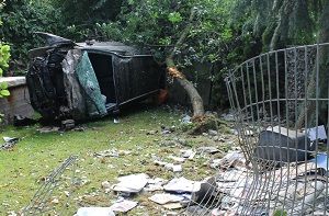 Spektakulärer Unfall in Altenbochum