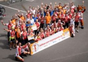 Uniklinikum ist Zielort für „Radtour pro Organspende“