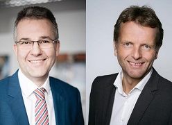 AiF-Vorstände Jens Jerzembeck und Thomas Reiche (r.)  DVS und FehS