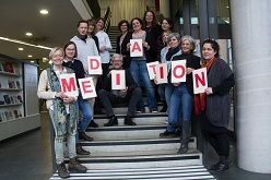 Die Teilnehmerinnen und Teilnehmer des aktuellen Mediationskurses der VHS Duisburg