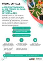 Arbeitsbedingungen in Kitas: Deutschlandweite Online-Umfrage startet zeitnah