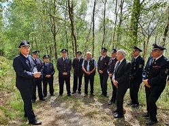 Löschgruppe Hemer an Gedenkfeier am Wixberg