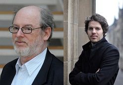 v.l.: Birger P. Priddat (Foto: UW/H) und Philip Kovce (Foto: RalphBoes_Flickr)