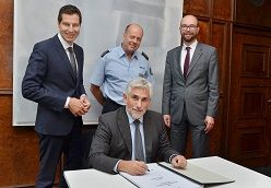 Besuch des neuen Polizeipräsidenten   