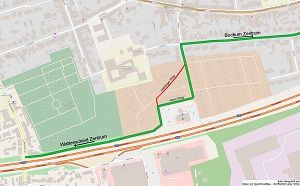 Wegeführung Vietingstrasse