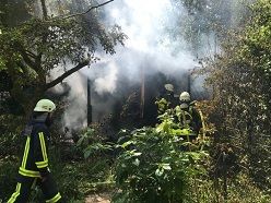 Laubenbrand Heckertstraße