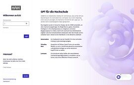 Über das Portal HAWKI können Hochschulmitglieder ChatGPT kostenfrei nutzen  HAWK