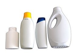 Gängige HDPE-Verpackungen für Reinigungsmittel könnten besser wieder verwertet werden.  Fraunhofer LBF