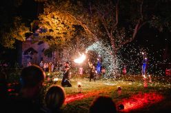 Fliegenkirmes Stiepel_Feuershow_Nachweis Bochum Marketing, Grvbe