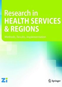Cover Zi-Journal „Research in Health Services & Regions – Methods, Results, Implementation“  Springer Nature / Zi