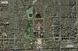 Als Teil der Konferenz geht eine vertikale Ausstellung der Frage nach, wie Landschaften und Stadtstrukturen sich bisher entwickelt haben.  SpACE Lab at ISU  Map Data 2023 Esri, Maxar, Earthstar Geographics and the GIS User Community